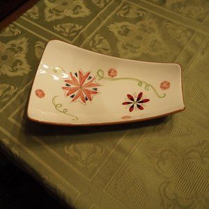 Stangl footed serving dish